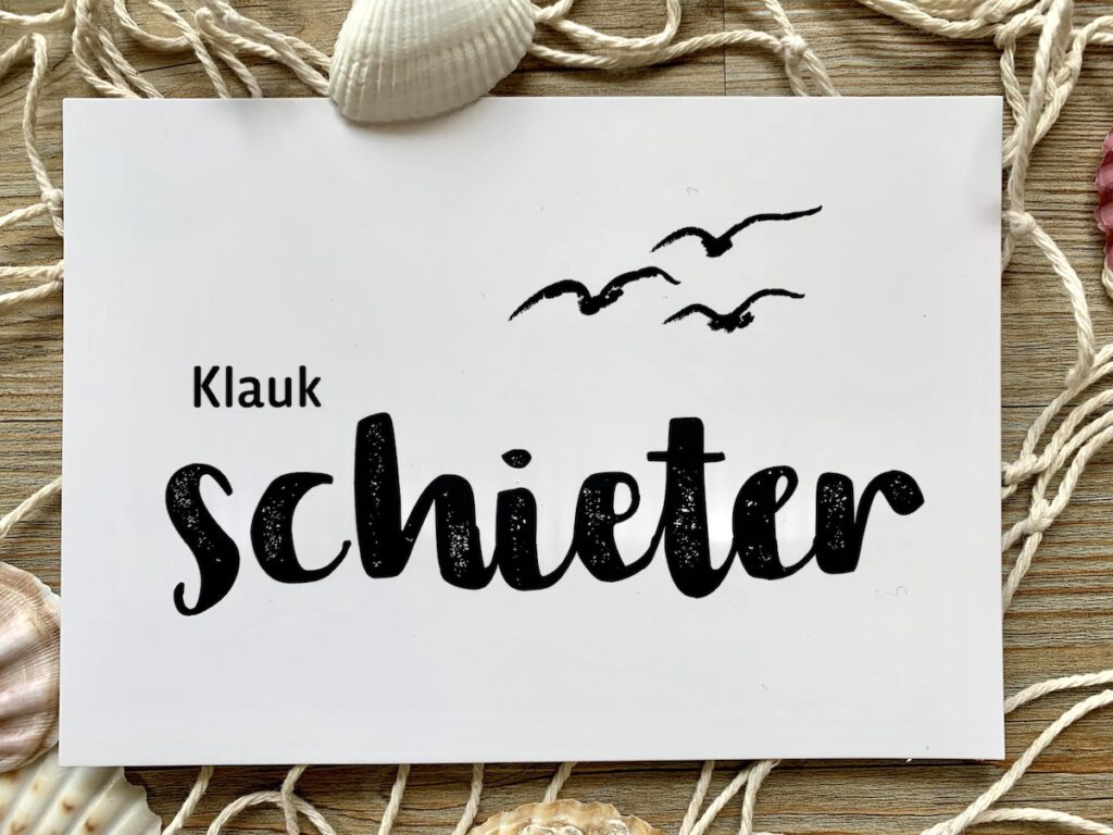 Maritime PlattdeutschPostkarten Perfekt als Geschenk oder Deko