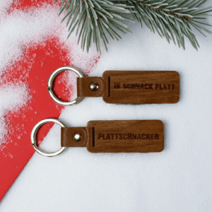 Schlüsselanhänger-„Plattschnacker“-oder-„Ik-schnack-Platt“