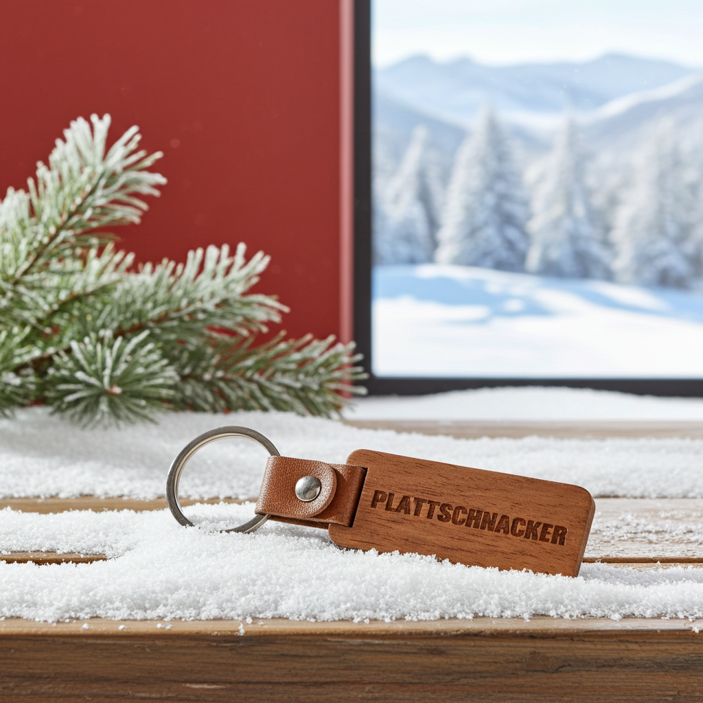 Schlüsselanhänger-„Plattschnacker“