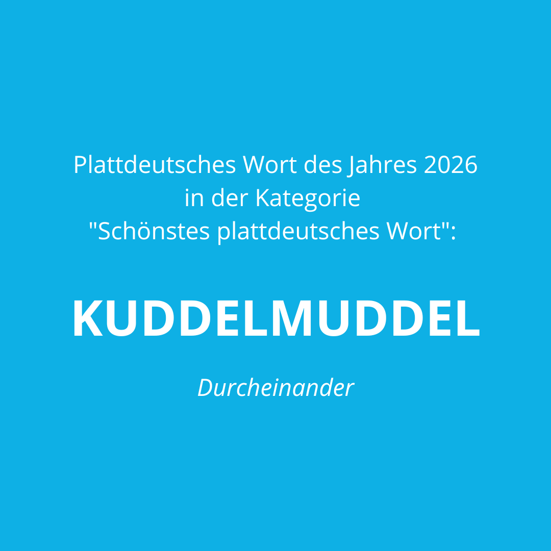 Das Plattdeutsche Wort des Jahres 2026: Kuddelmuddel